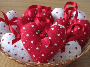Lavender Hearts - Valentine