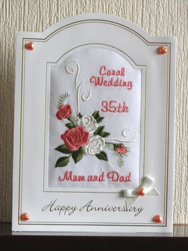 Coral (35th) Anniversary Cards