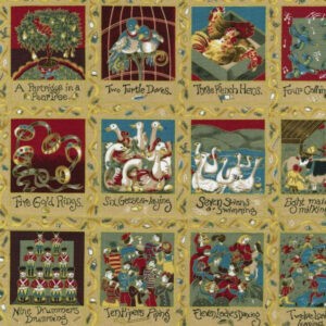 12 Days of Christmas Small Panel