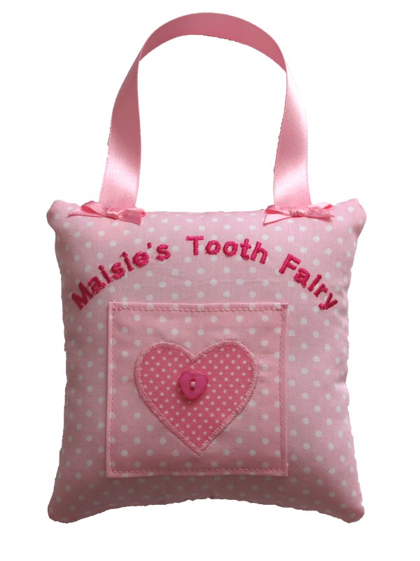 Tooth Fairy Pillow - Hearts