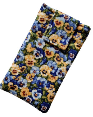Blue Pansy - Glasses Case