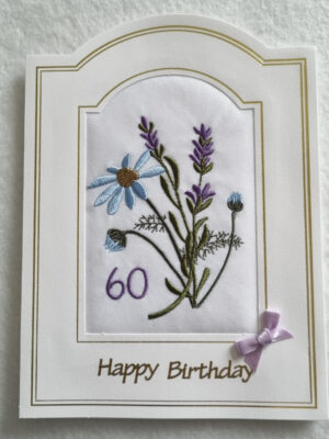 Lavender and Dasiy - Birthday Card