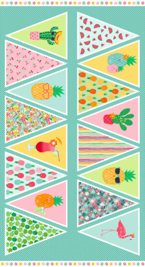 Fruity Friends - Bunting Panel