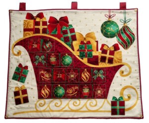 Sleigh Fabric Advent Calendar