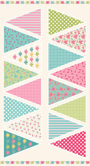 Tea Party - Bunting Panel