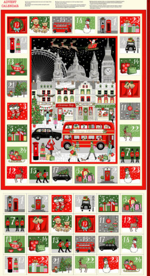 Panel - London Fabric Advent Calendar