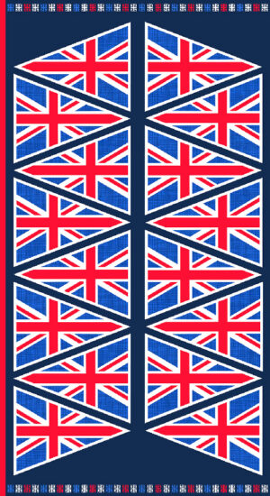 Union Jack - Bunting Panel