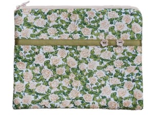 Cream Roses - Makeup Bag
