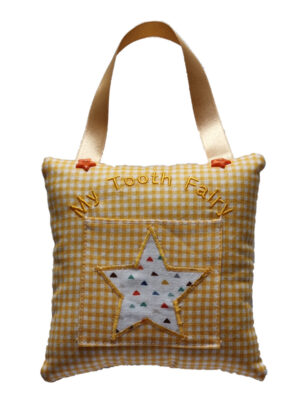 Tooth Fairy Pillow  - Yellow Star