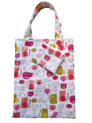Pink Cats - Children's Tote Bag and Purse