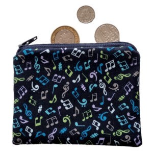 Music Notes Coin Purse