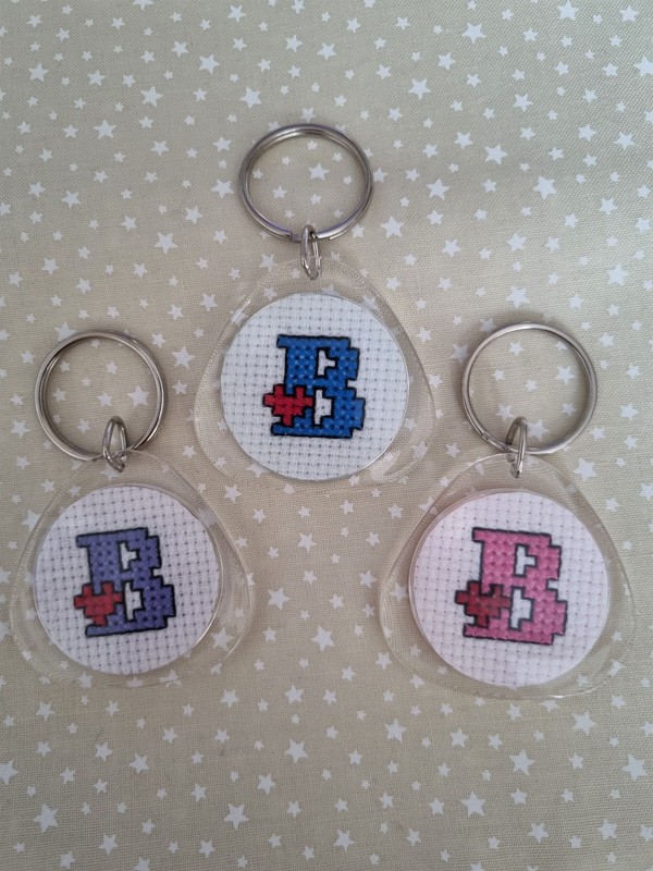 Alphabet Keyring - B