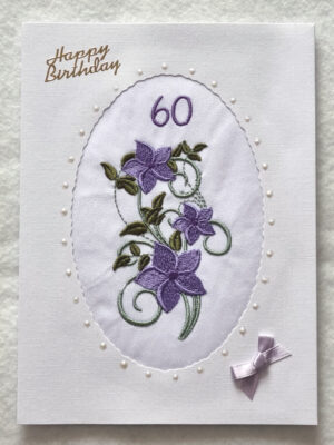 Clematis - Birthday Card