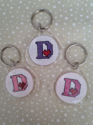 Alphabet Keyring - D