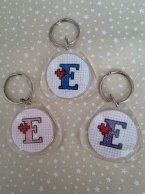 Alphabet Keyring - E