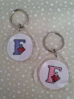 Alphabet Keyring - F