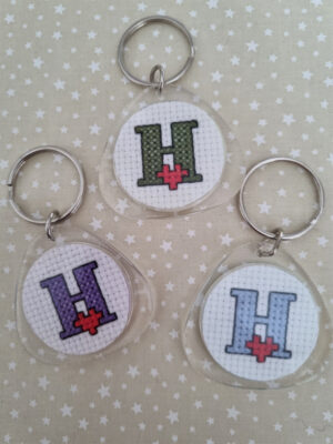 Alphabet Keyring - H