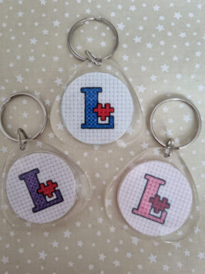 Alphabet Keyring - L