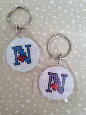 Alphabet Keyring - N