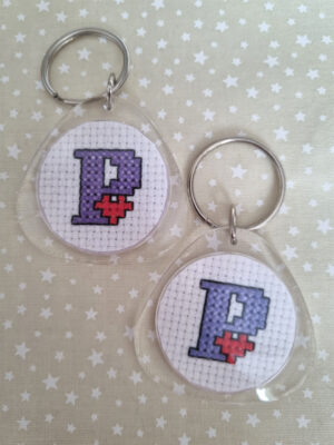 Alphabet Keyring - P