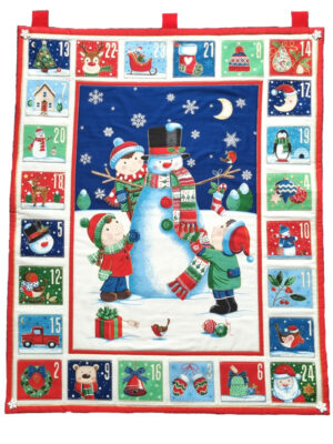 Snowman Fabric Advent Calendar