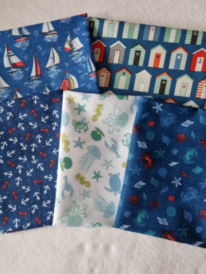 Sailing and Seaside - 5 x Fat Quarter Set