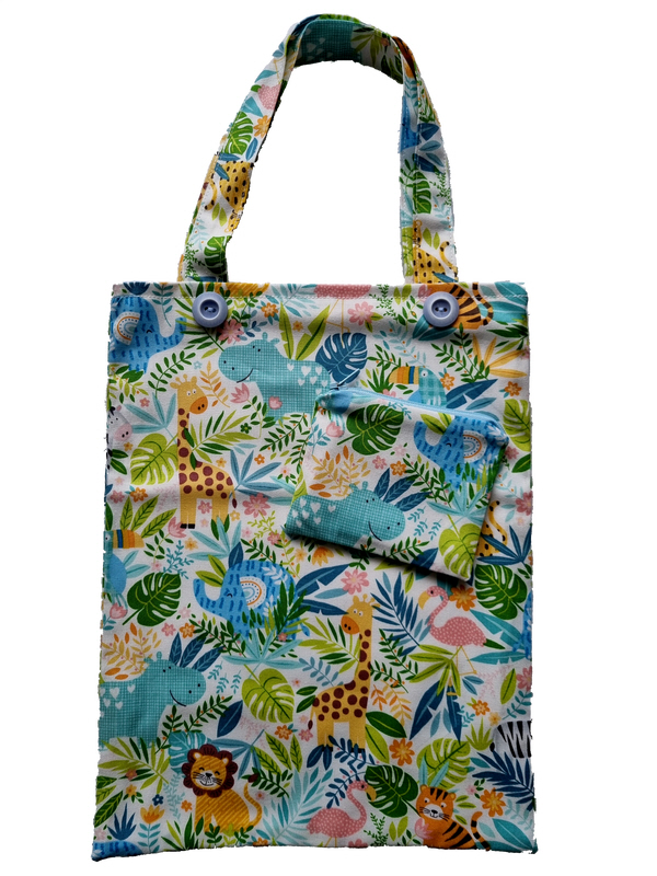 Jungle Animals - Children's Tote Bag and Purse