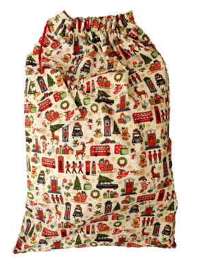 Large Christmas Sack - London Icons
