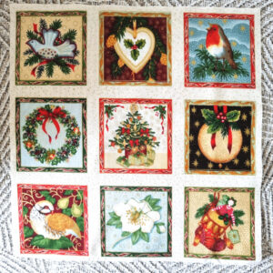 Traditional Christmas Small Labels Panel