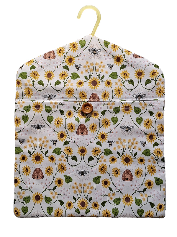 Peg Bag - Bees and Sunflowers