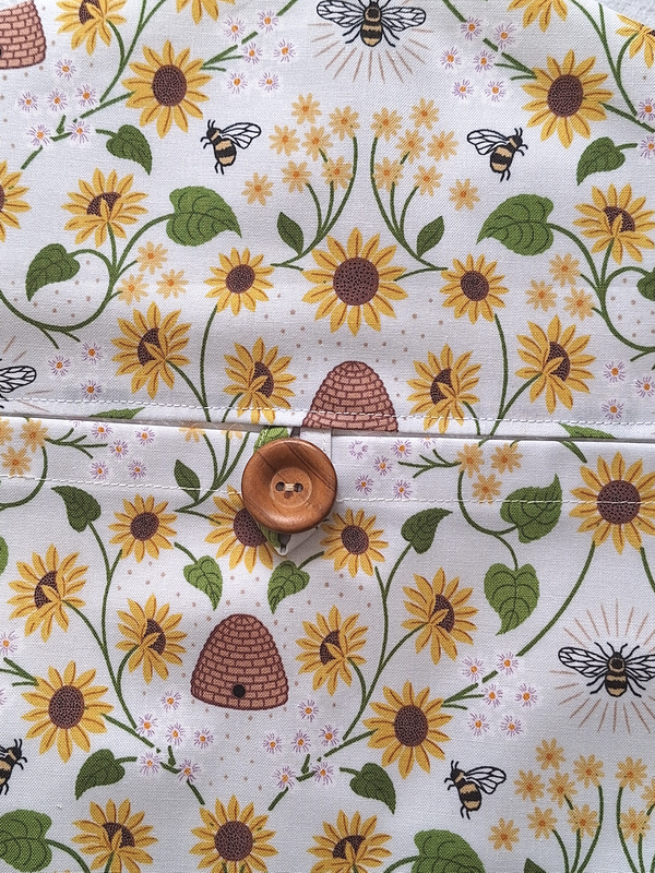 Peg Bag - Bees and Sunflowers - Image 2